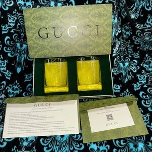 Gucci Vintage Crystal Glass Set